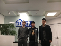 熱烈祝賀樂清楊總、尹總、王總成功加盟創綠家!