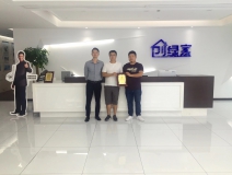 熱烈祝賀徐總團(tuán)隊(duì)簽約創(chuàng)綠家上饒市區(qū)級代理！